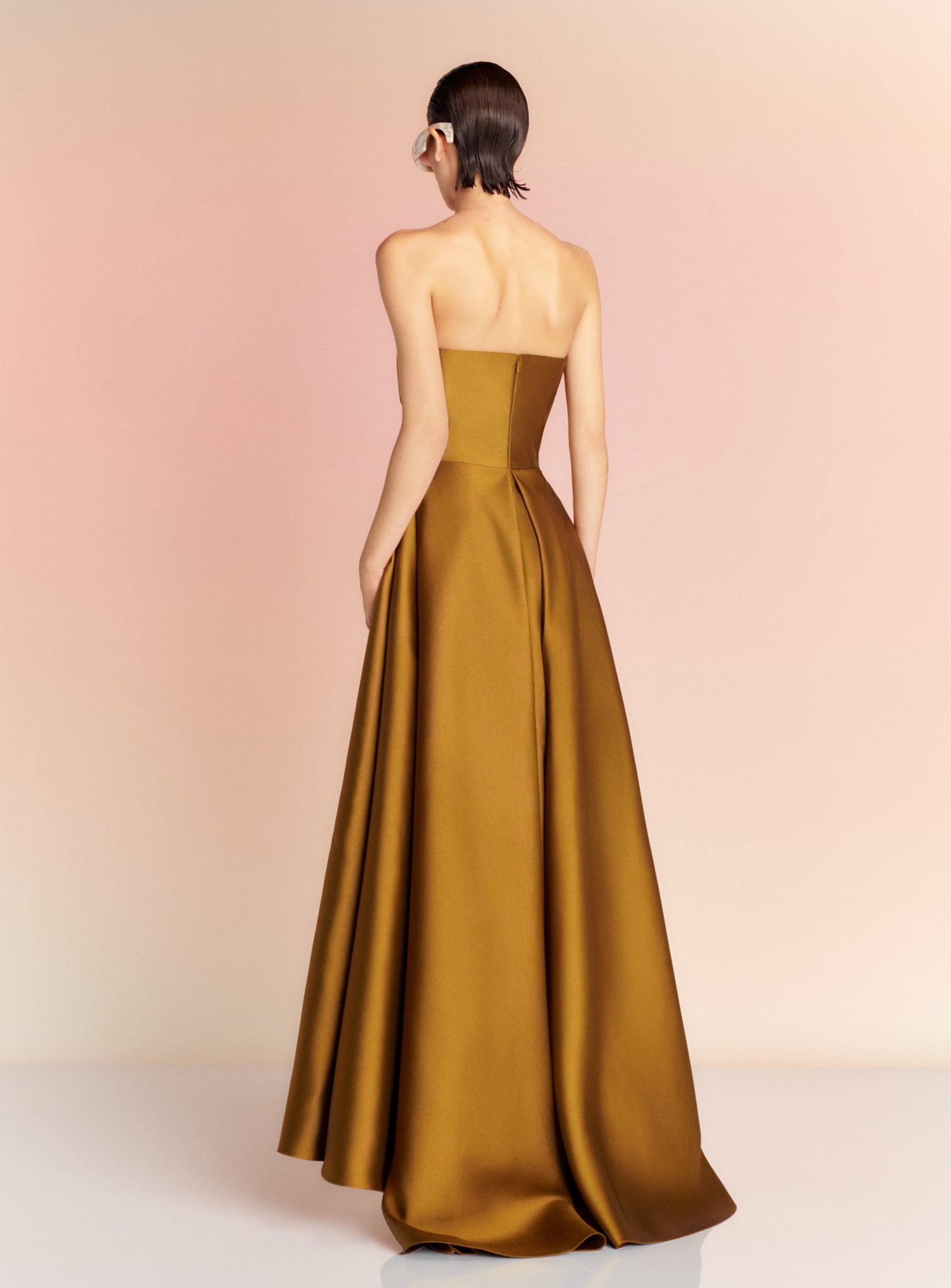 The Tiffany Maxi Dress in Gold